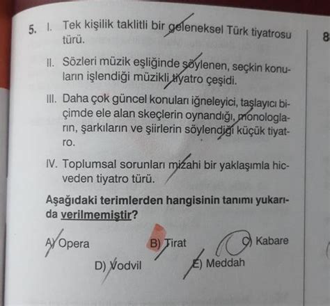 Türü Tek Kişilik.