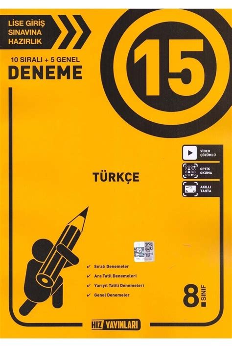 Türkçe deneme kitabı