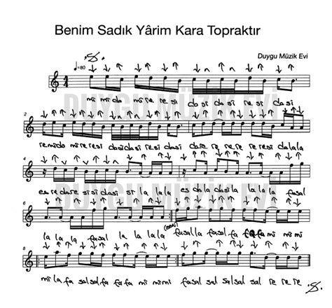 Türküler notaları