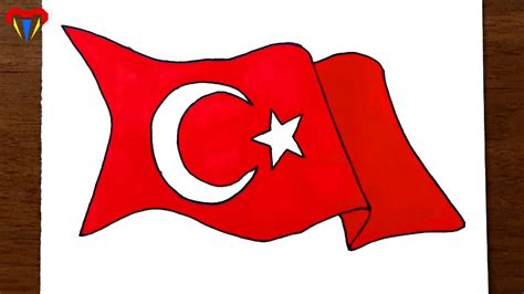 Türk bayrağı çizimi