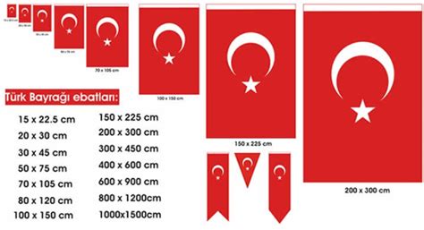 Türk bayrak ölçüleri