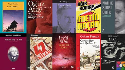 Türk edebiyatında okunması gereken kitaplar