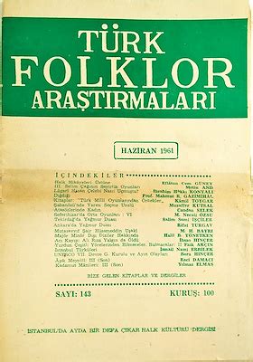 Türk folklor araştırmaları dergisi