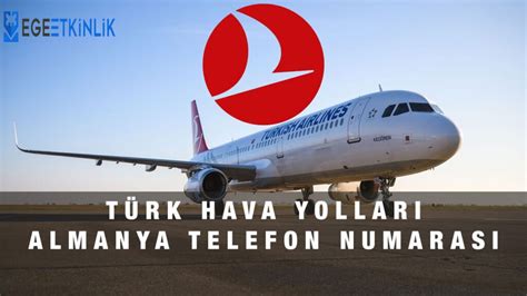 Türk hava yolları almanya telefon