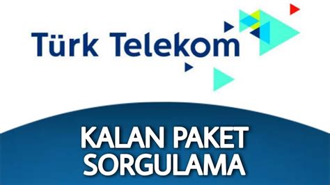Türk telekom telefon kota sorgulama