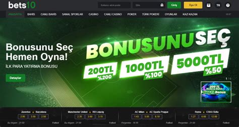 Türkiye'nin en eski ve en güvenilir canlı bahis ve casino sitesi olan Bets10 hakkında tüm bilgilere www.