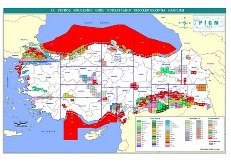 Türkiye''de petrol yatakları haritası