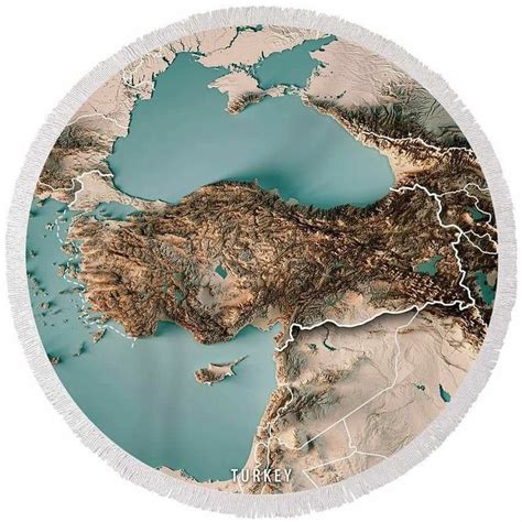 Türkiye 3 boyutlu harita