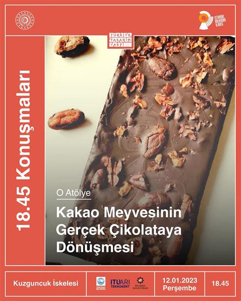 Türkiye Tasarım Vakfı Kakao Meyvesinin Gerçek Çikolataya . 