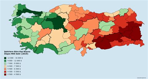Türkiye de milli gelir 2019