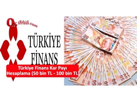 Türkiye finans kar payı oranı hesaplama