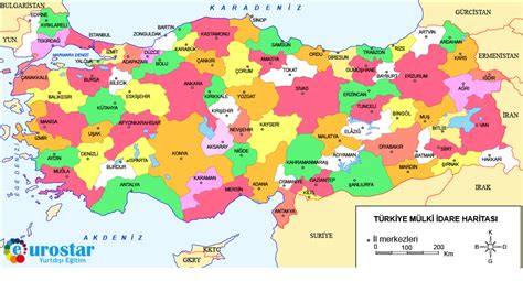 Türkiye haritasında