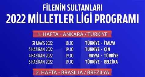 Türkiye ligi maç programı