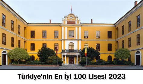 Türkiye nin en iyi 100 lisesi