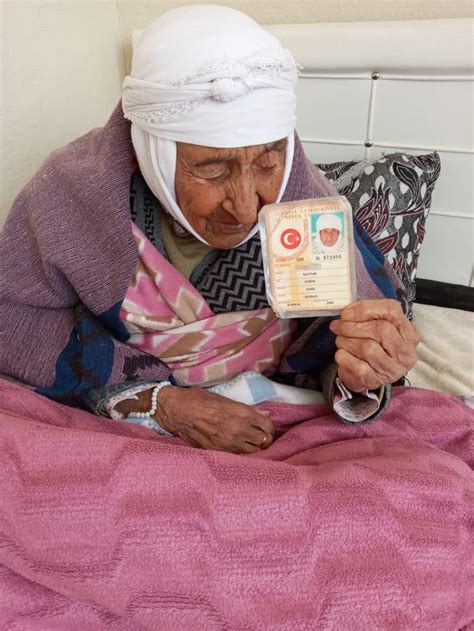 Türkiye nin en yaşlı kadını
