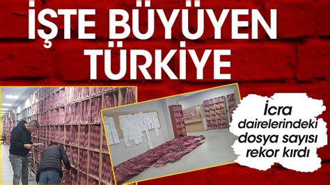 Türkiyedeki icra dosyası sayısı
