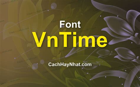 Tải Font Chữ Vntimes New Roman, Tải Font Vntime