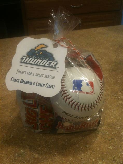 T Ball End Of Season Gifts
