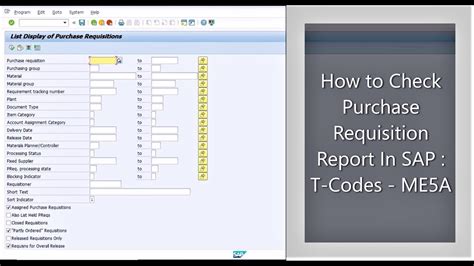 T Code for report of PR PO GRN SAP Community