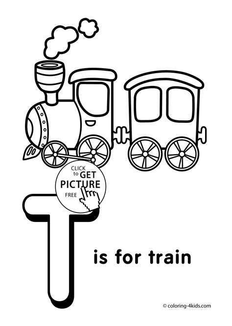 T Coloring Pages Coloring Home