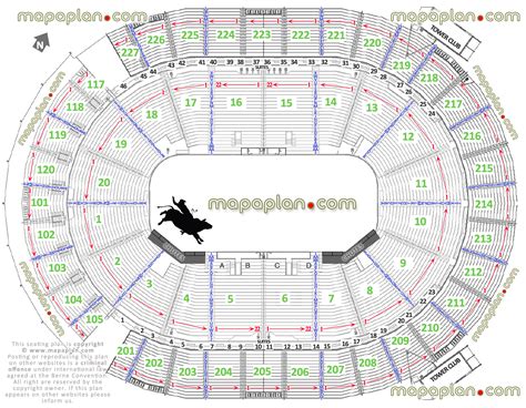 T Mobile Arena Pbr Seating Chart