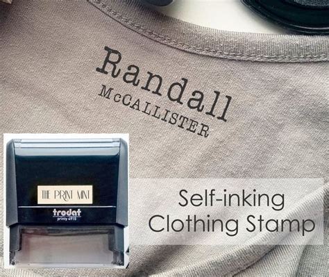 T Shirt Label Stamp - Etsy