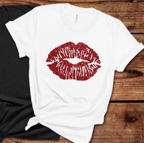 T Shirts With Lips On Womens - ShopStyle