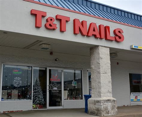 T and t nails greensburg pa. T&T Nails is one of Greensburg’s most popular Nail salon, offering highly personalized services such as Nail salon, etc at affordable prices. T&T Nails in Greensburg, PA. 3.9 ... 5126 US-30, Greensburg, PA 15601. Mon-Thu. 10:00 AM - 7:30 PM. 