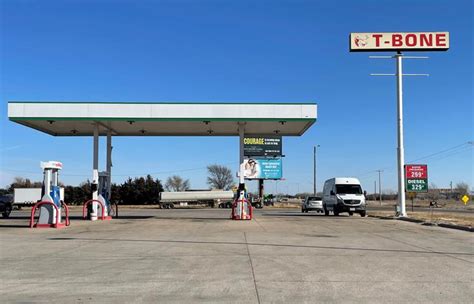 T bone truck stop. SAVE .30/Gallon ⛽️Super Unleaded $3.299⛽️ NOW-Sunday 10-16-22 Pay at the pump only Located at: 4300 23rd Street in the Goodwill/Sears parking lot **this location only Blow on over and... 