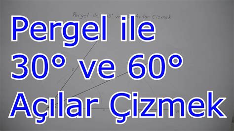 T cetveli ve 30°lik gönye ile yatayla 30°açılar yapan eksenler çizilir.