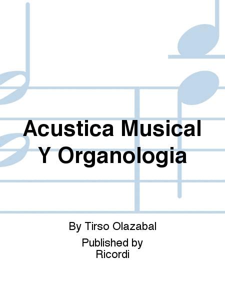 T de Olazabal Acustica musical y Organologia pdf