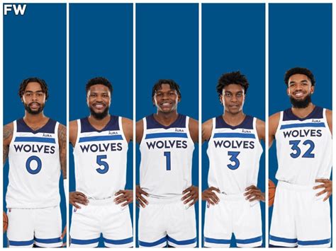 T wolves starting 5. With Karl-Anthony Towns missing over 50 games for the Timberwolves, Kyle Anderson stepped into a starting role for much of the year. After Minnesota traded away D’Angelo Russell at the trade ... 