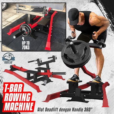T-Bar Rowing Machine / Deadlift Machine - Penguat Punggung … - balustradellc