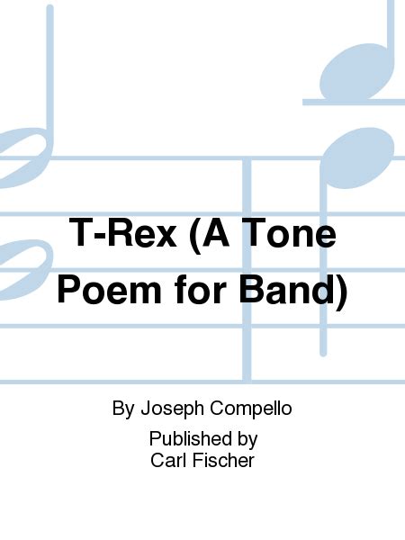 T-Rex score sheet music A Tone Poem for Strings Compello, …