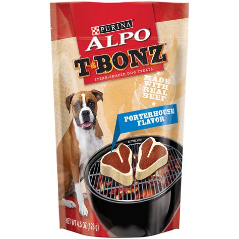 T-bonz - Open a bag of ALPO TBONZ and unleash great beef and cheese flavors for your dog to savor. Product details Product Dimensions ‏ : ‎ 9 x 5 x 8.1 inches; 0.49 Ounces