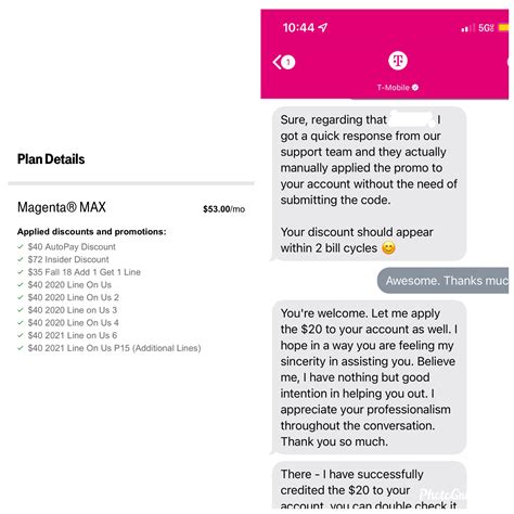 T-mobile insider code. You also need to port over the phone number you use when redeeming the code. Offer Details: 2022 T-Mobile Insider Deal 20% Off: Limited time offer; subject to change. Fulfill offer requirements & redemption between 04/06/22 to 07/06/22. Port-in & new qualifying T-Mobile account required. Register code and then activate account and port in ... 