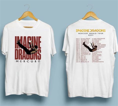 T-shirt Imagine Dragons Mercury World Tour 2024, Imagine …