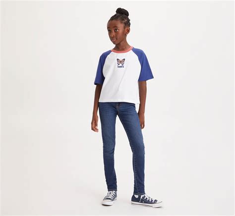 T-shirt Throwback Baseball - Bleu Levi