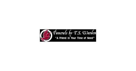T.s. warden obituaries. McKinney Family Funeral Home, Inc. is dedicated to providing services to the families of Jacksonville and surrounding areas with the highest level of excellence. It is our goal to support you through every step of your arrangements and to pay tribute to the special memory of your loved one. Our website provides information about our caring ... 