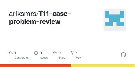 T11 case problem 1. .  Contribute to ariksmrs/T11-case-problem-review development b...