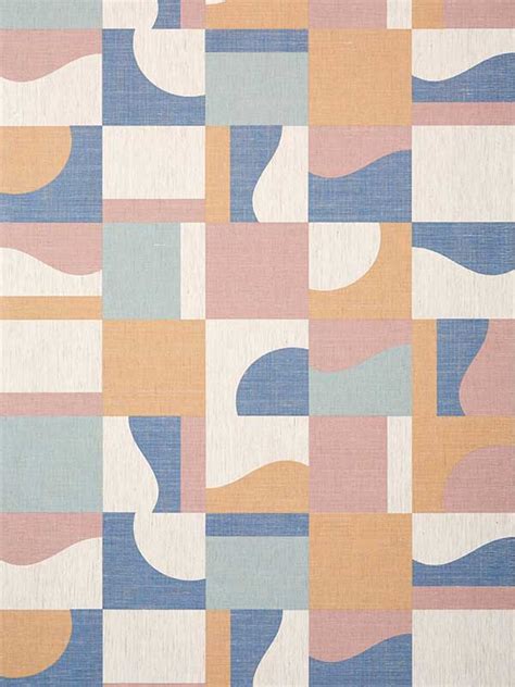 T12857 COLORED BLOCKS Wallpaper Multi from the Thibaut …