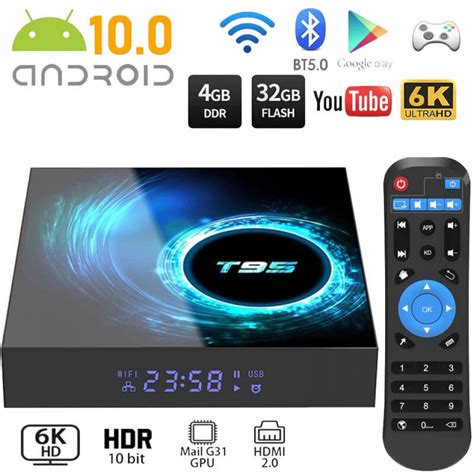 T95 android box custom rom. 0 TV Box Quad Core 6K HD Stream Player (Pl...