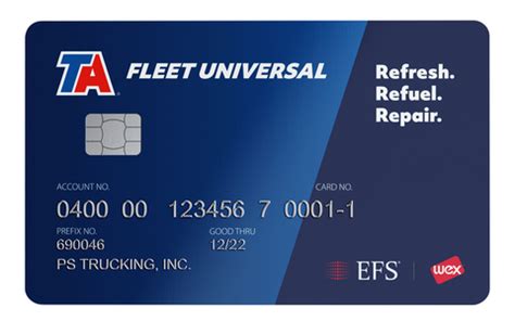 TA Fleet Universal Card TravelCenters of America