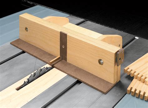 Table Saw Jig for Making Scarf Joints - FineWoodworking - balustradellc
