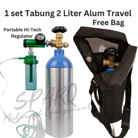 Tabung 2 Liter Aluminium Portable + Regulator O2 … - wintechmobiles.com