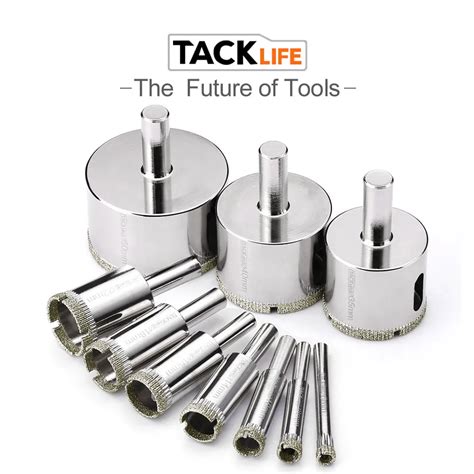 TACKLIFE® AHS02C Diamond Drill Bits Hole Saw Drill …