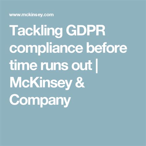 Tackling GDPR compliance before time runs out - balustradellc