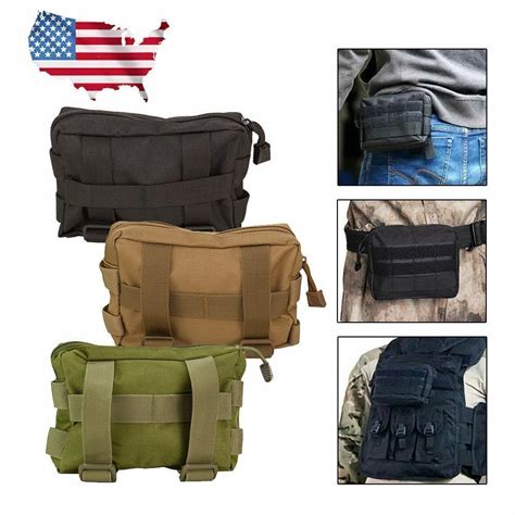 Tactical Molle Pouch EDC Multi-purpose Belt Waist Pack Bag ... - eBay - balustradellc