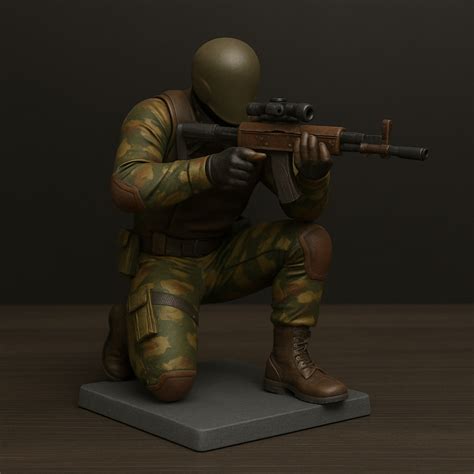 Tactical Soldier STL | Military Operator 3D Model - Cults 3D - muktibox.com