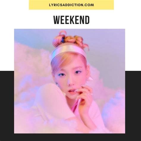 TAEYEON - Weekend lyrics + Transliteration